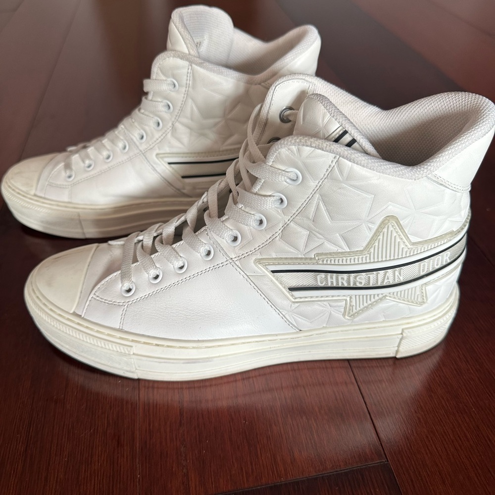 Dior high top sneakers size 39 EU - Picture 6 of 7